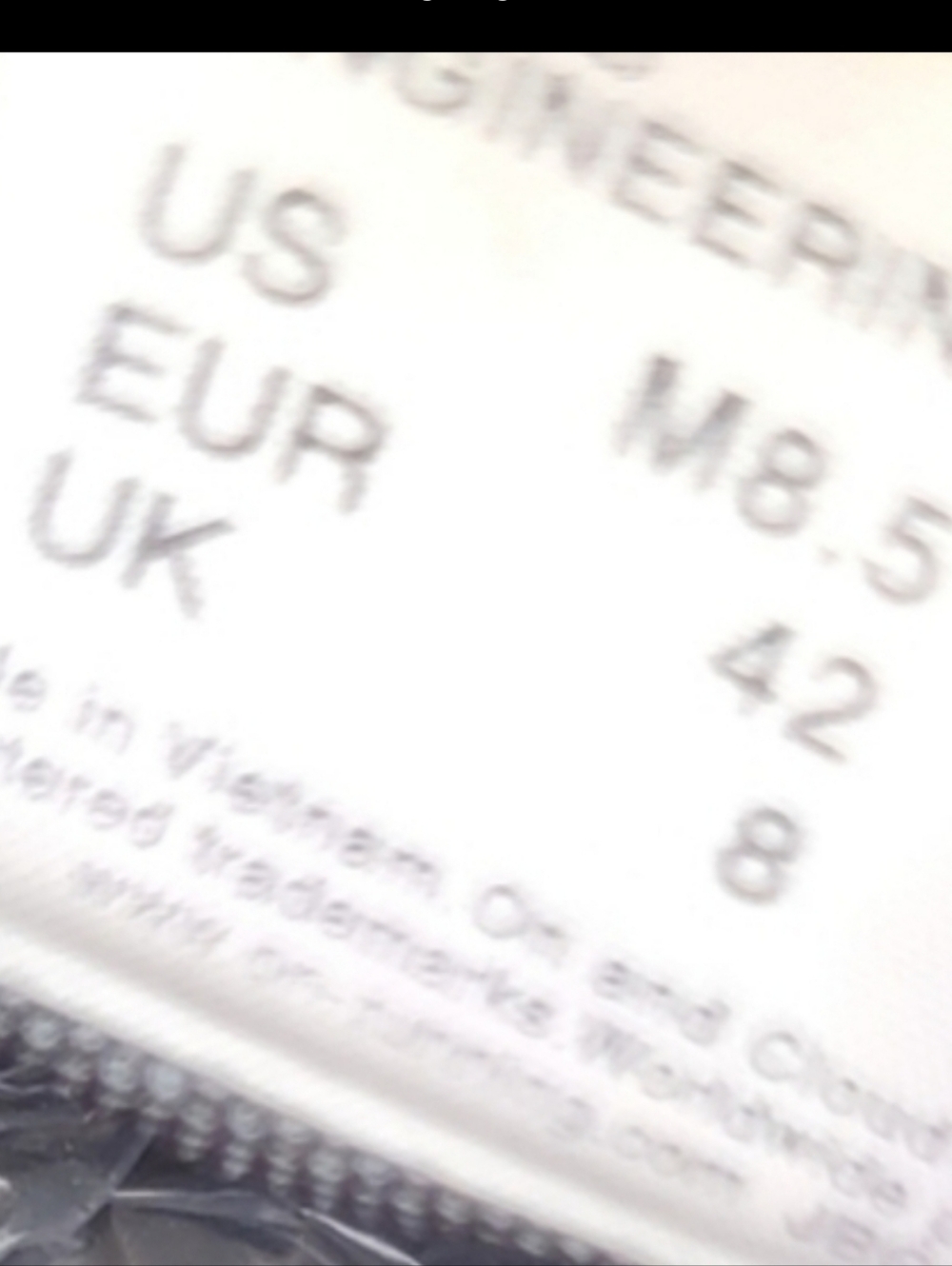 On Running Cloud 6 Black Athletic Jog Walk Tennis Sneaker Water Shoe Men 8.5 - Picture 10 of 13